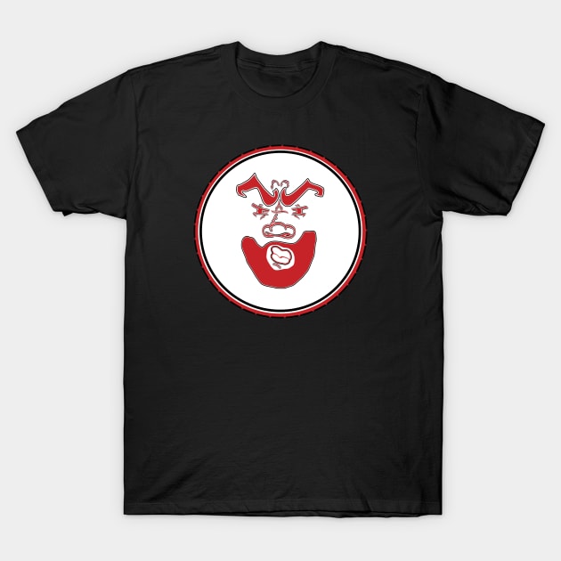 Red face logo T-Shirt by Blaq STEPH